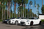 Роскошные автомобили Jaguar и Land Rover на шестнадцатом турнире на Кубок Президента России по гольфу