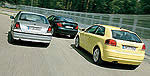 Audi A3 2.0 FSI, BMW 318ti compact и Mercedes C180 Kompressor Sportcoupe