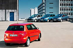 Skoda Fabia против Opel Corsa, Peugeot 207 и VW Polo