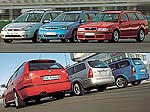 Ford Focus ST170, Opel Astra Caravan 2.0 Turbo Turnier и Skoda Octavia Combi RS 