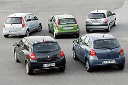 Yaris, Fiesta, Rio, Colt и Clio